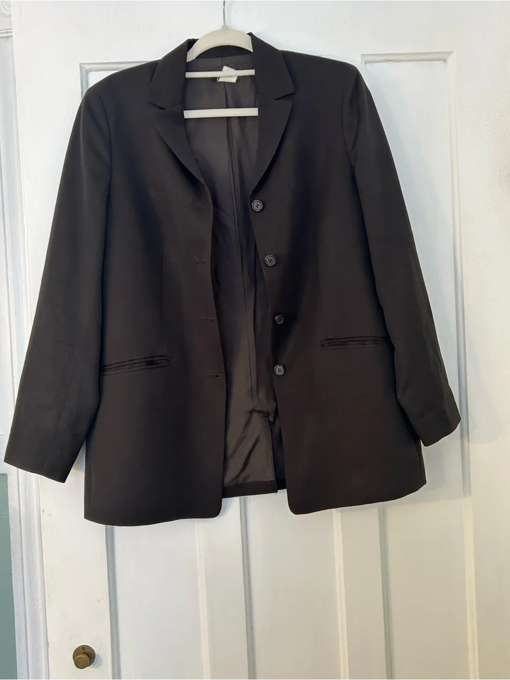 J.Crew 100% Wool Blazer – Brown | Petite 12 | Made in Japan